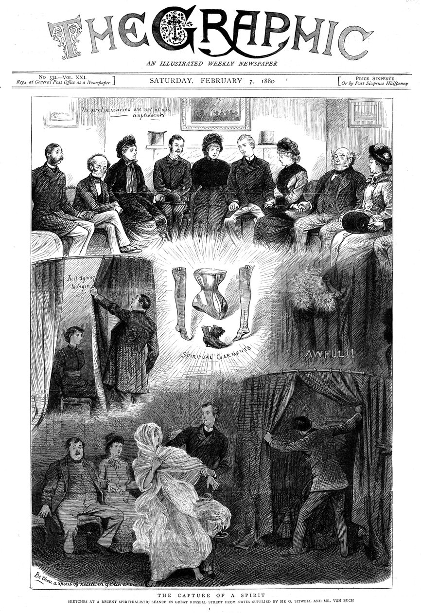 Henki paljastettiin Lontoon istunnossa vuonna 1880 tekijältä Unbekannt