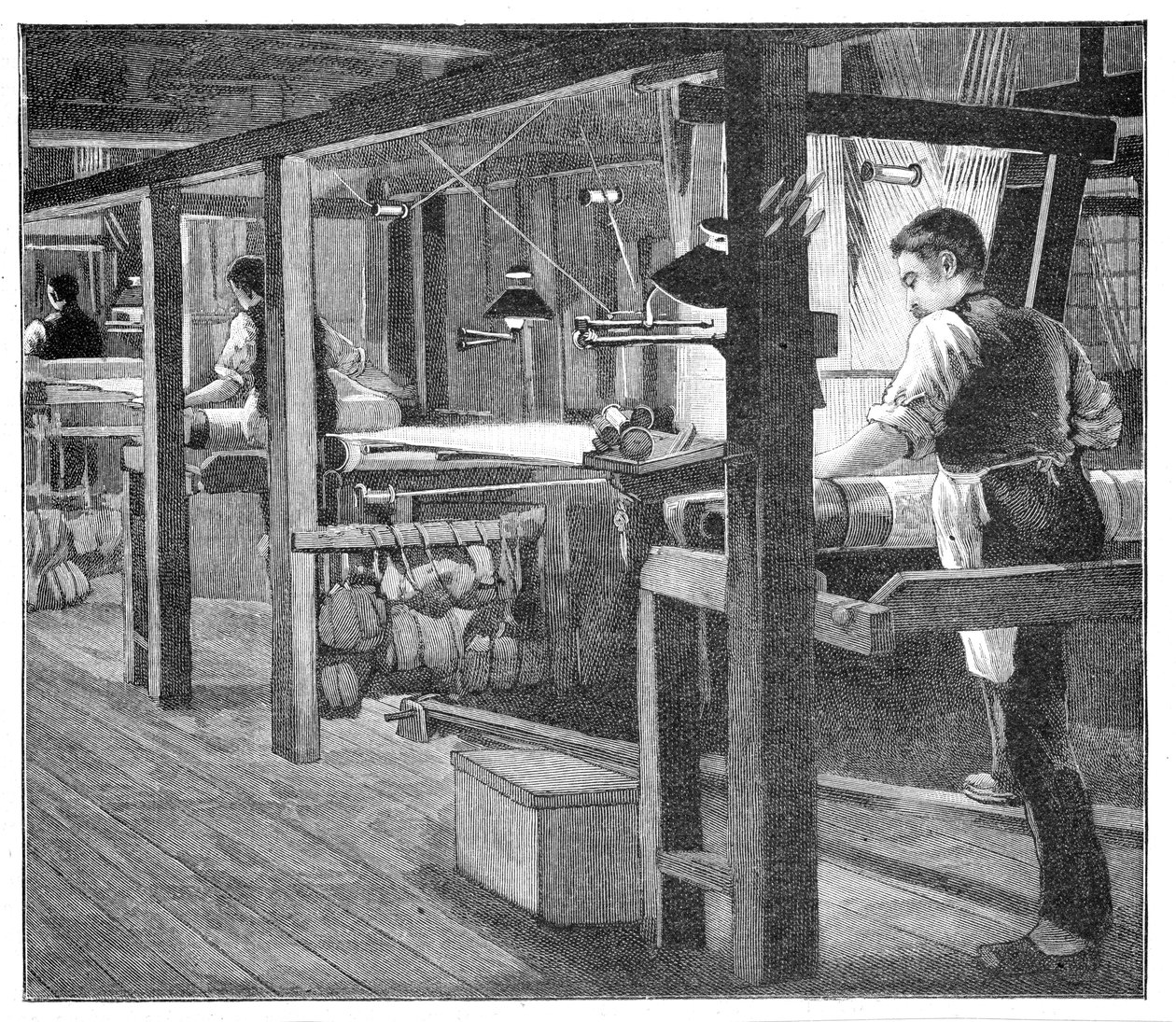 Spitalfields silkkikutojat, 1893 tekijältä Unbekannt