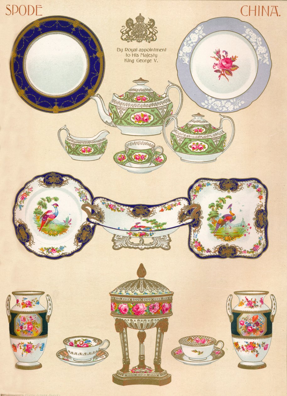 Spode Kiina: WTCopeland & Sons, Stoke-on-Trent, 1700-luku, 1913 tekijältä Unbekannt