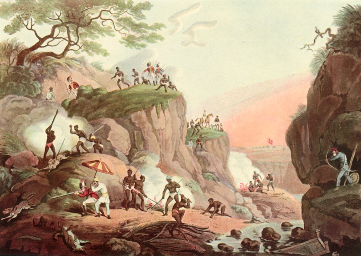Urheilu Intiassa - Tupakointi susia mailta, c1808, 1901. tekijältä Unbekannt