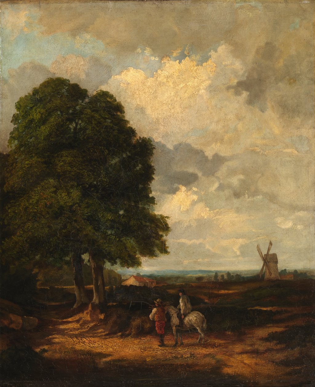 Kevätauraus lähellä East Bergholtia, 1800-luku. tekijältä Unbekannt