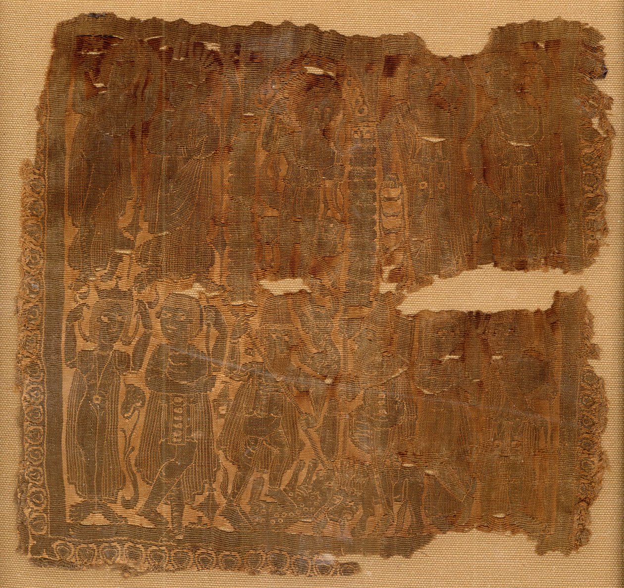 Neliö klassisilla kohtauksilla, Bysantti, 300-600. tekijältä Unbekannt