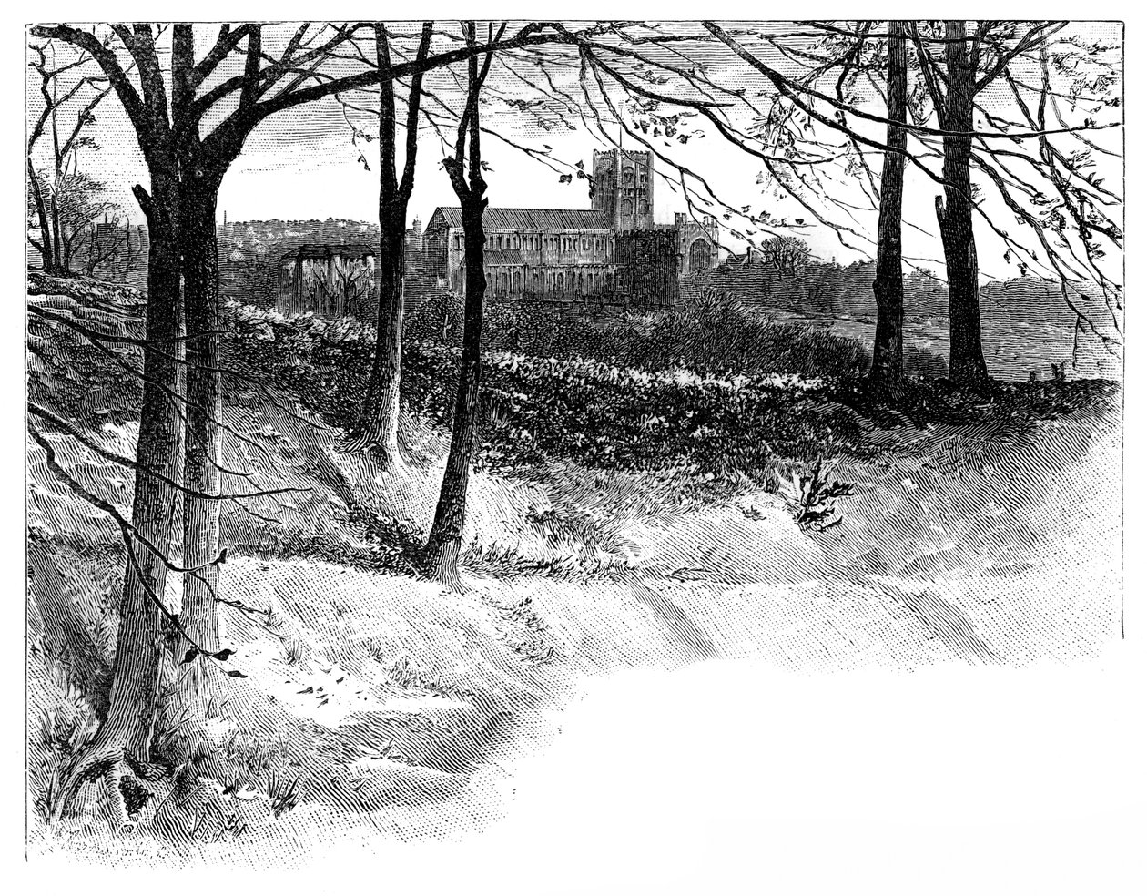 St Albans, Verulamista, 1800-luku tekijältä Unbekannt