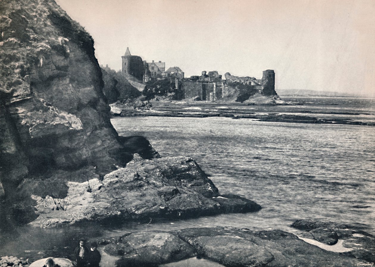 St. Andrews - Linna, kaakosta katsottuna, 1895 tekijältä Unbekannt