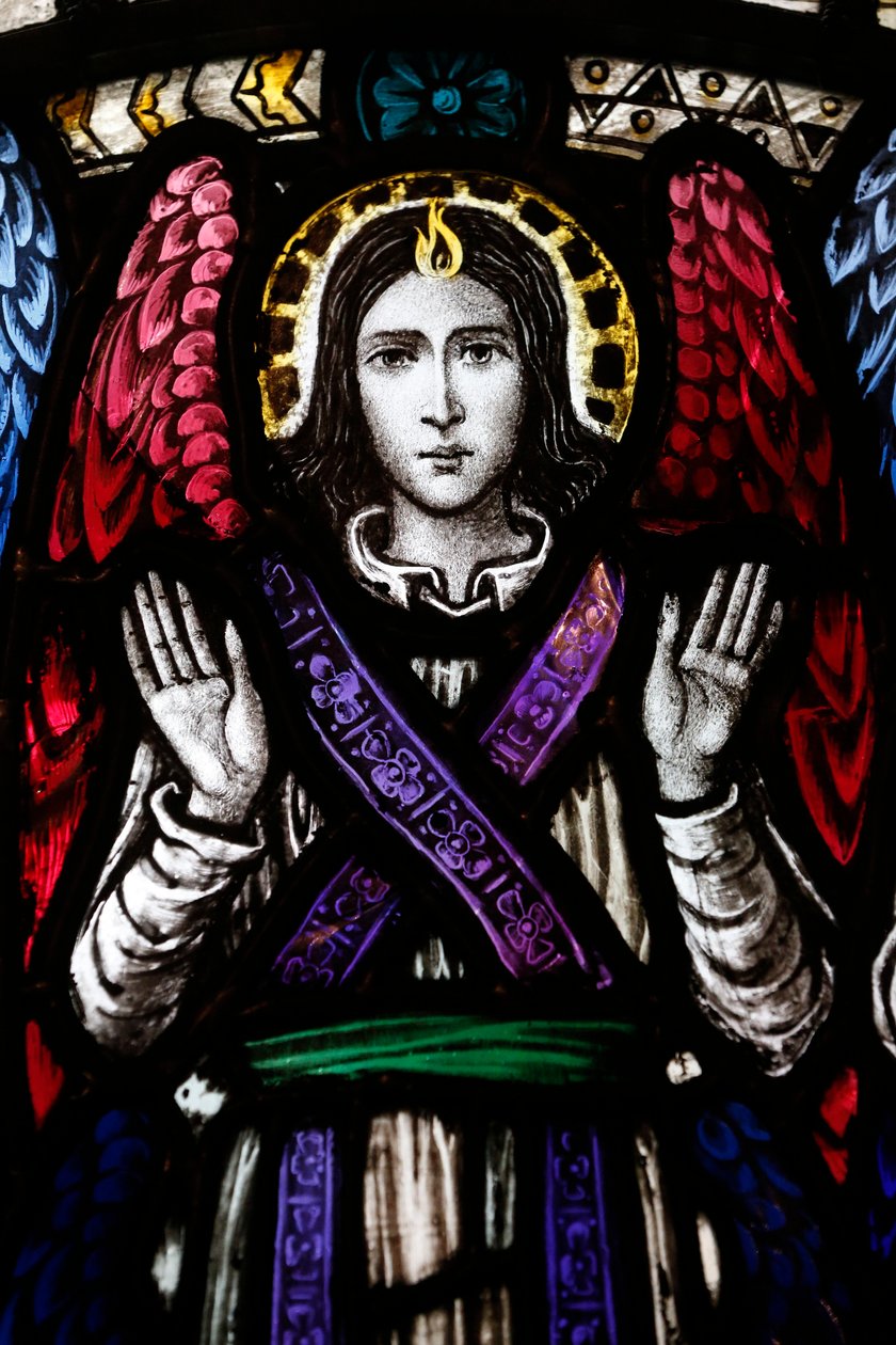 St Barthin kirkko - Lasimaalaus - Seraphim, New York, Yhdysvallat tekijältä Unbekannt
