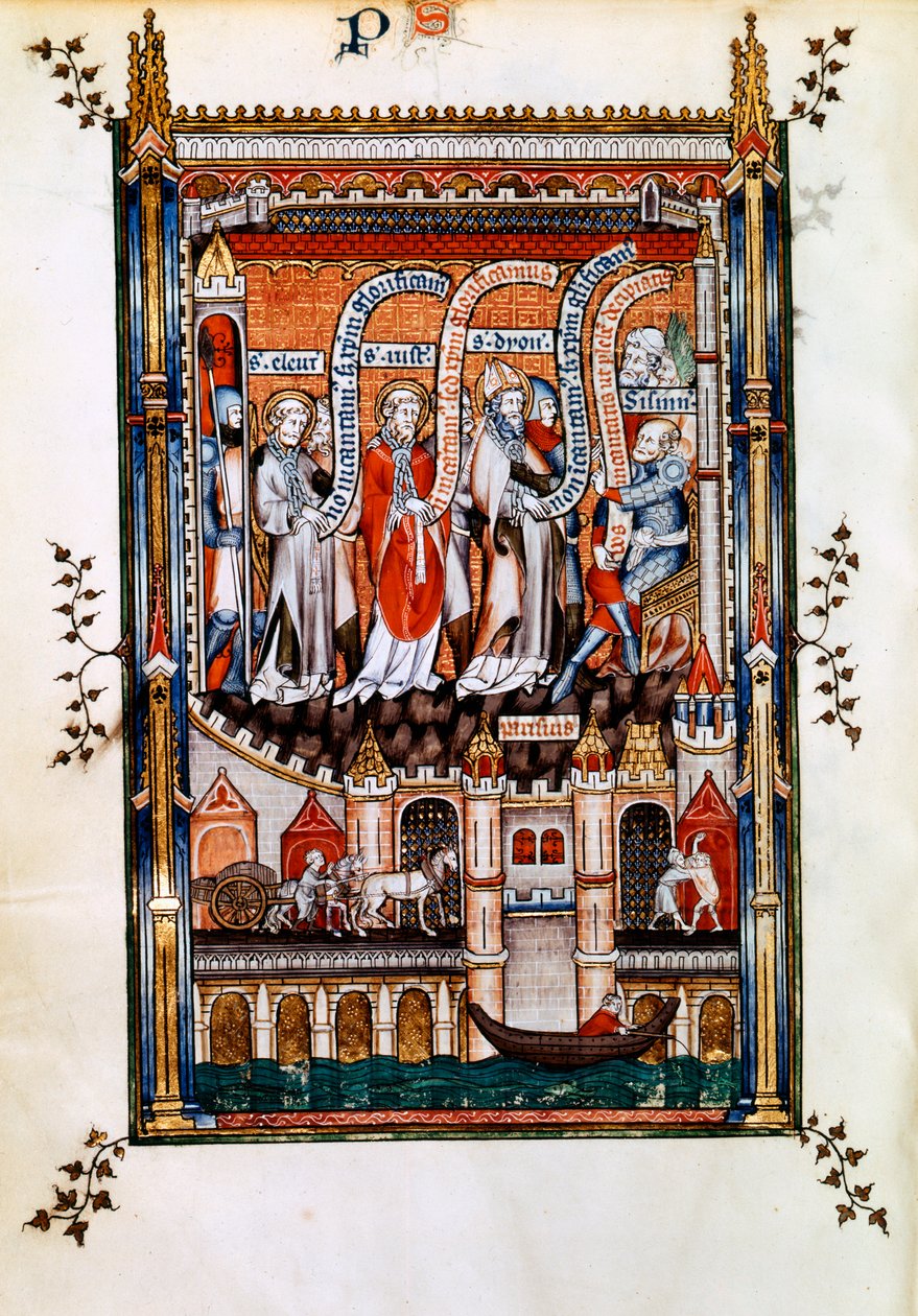St Denis ennen Sissiniusta, 1317 tekijältä Unbekannt