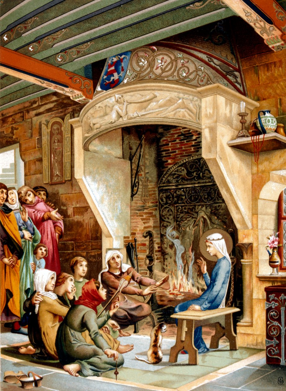 Pyhä Elizabeth Unkari, 1878 tekijältä Unbekannt