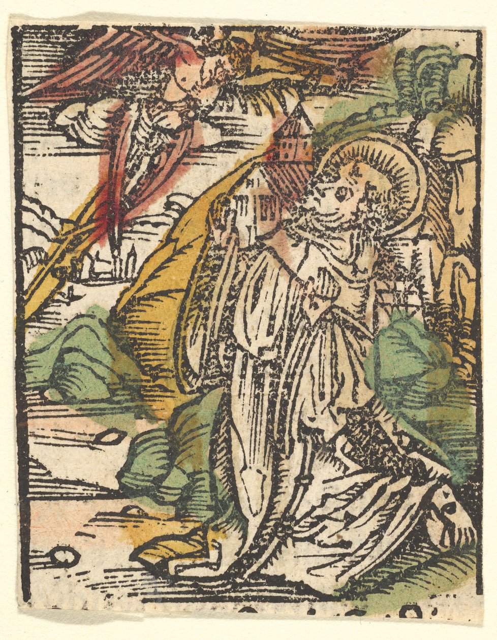 Pyhän Franciscuksen kopio, vuoden 1512 jälkeen. tekijältä Unbekannt