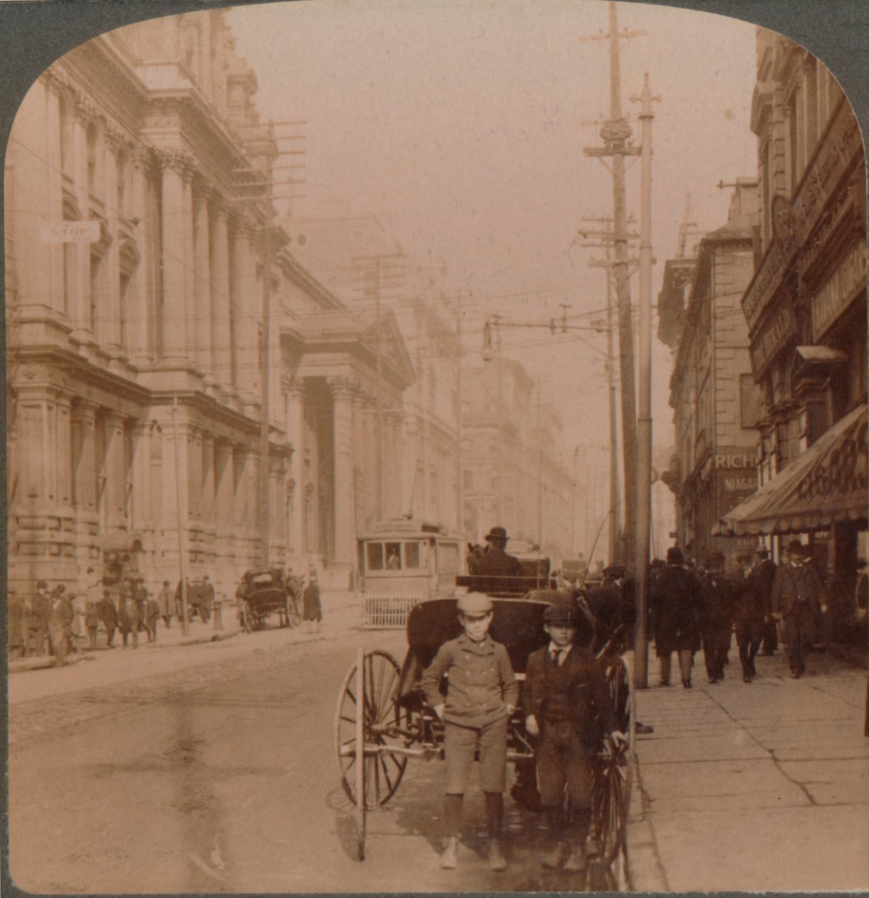 St. James Street, Montreal, Kanada, 1900 tekijältä Unbekannt