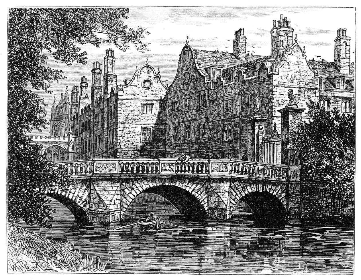 St Johns College, Cambridge, 1900 tekijältä Unbekannt