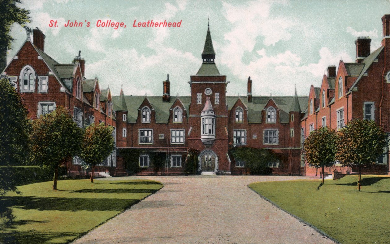 St Johns College, Leatherhead, Surrey, 1900-luku tekijältä Unbekannt