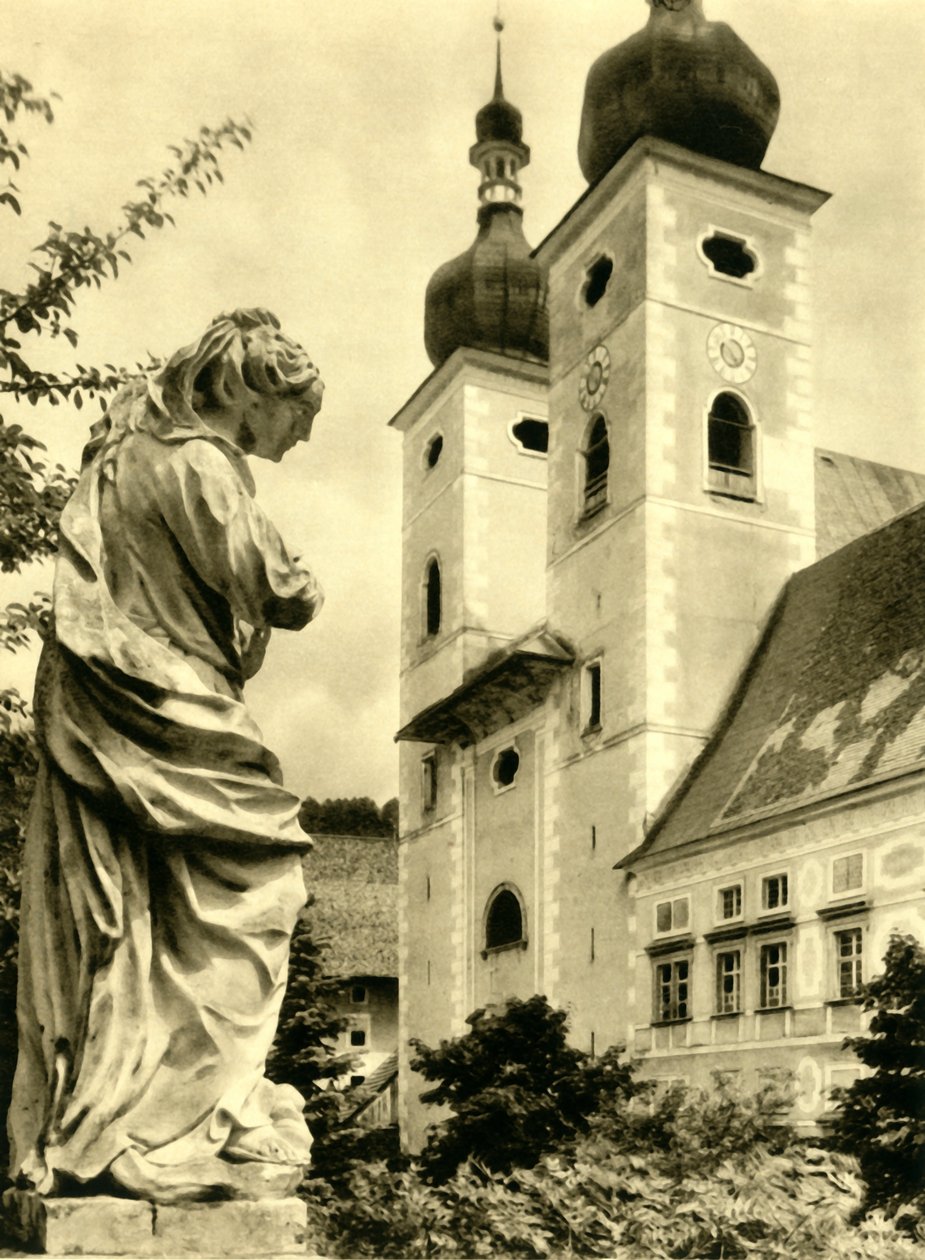 St Lambrechts Abbey, Sankt Lambrecht, Steiermark, Itävalta, n. 1935. tekijältä Unbekannt