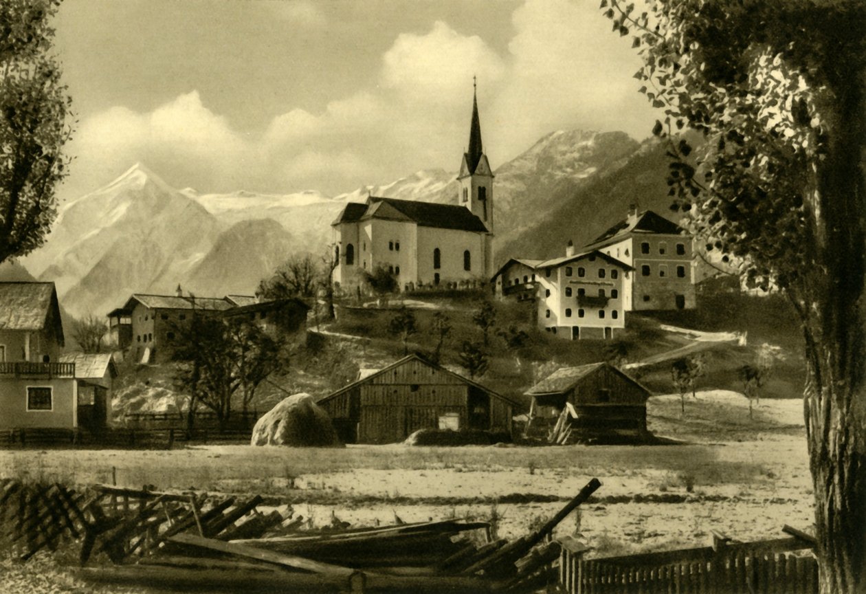 St Margarets Church, Kaprun, Itävalta, 1935. tekijältä Unbekannt