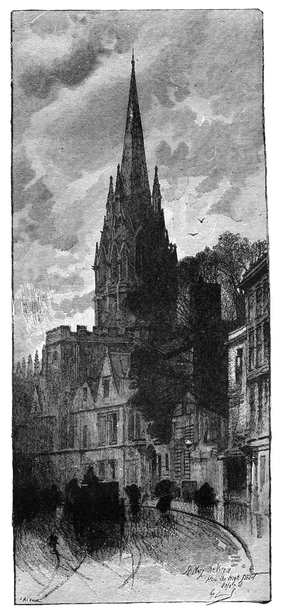 St Marys, Oxford, 1900 tekijältä Unbekannt