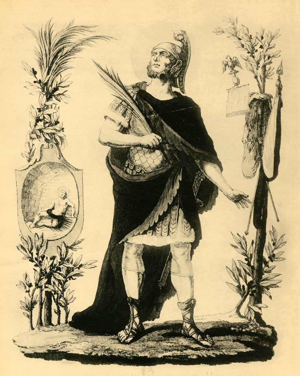 St. Napoleon Officier Romain, marttyyri, 1800-luvun alku, 1921. tekijältä Unbekannt