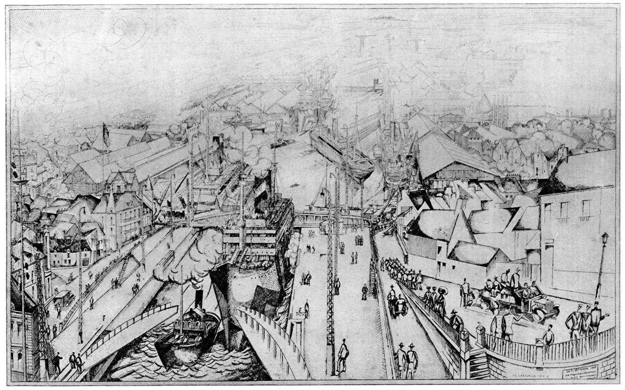 Saint-Nazaire, 1924 tekijältä Unbekannt