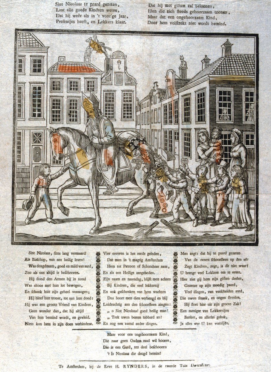 Pyhä Nikolaus, 1800-luku tekijältä Unbekannt