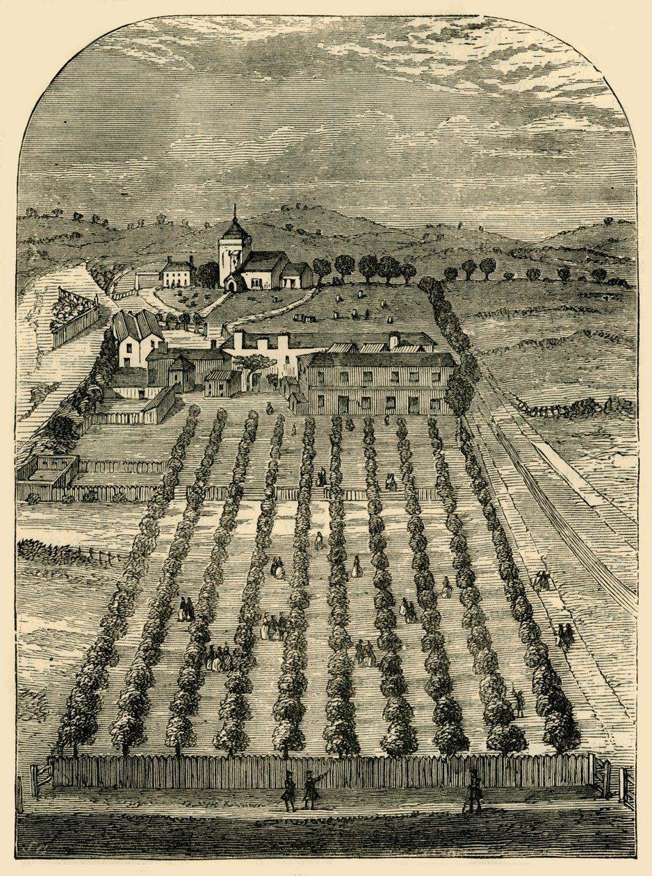 St Pancras Wells ja kirkko vuonna 1700, c1876. tekijältä Unbekannt