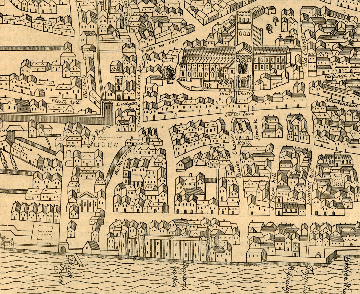 St. Pauls and Neighbourhood, 1897. tekijältä Unbekannt
