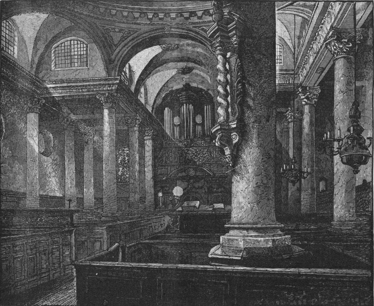 St. Stephens, Walbrook, 1890 tekijältä Unbekannt