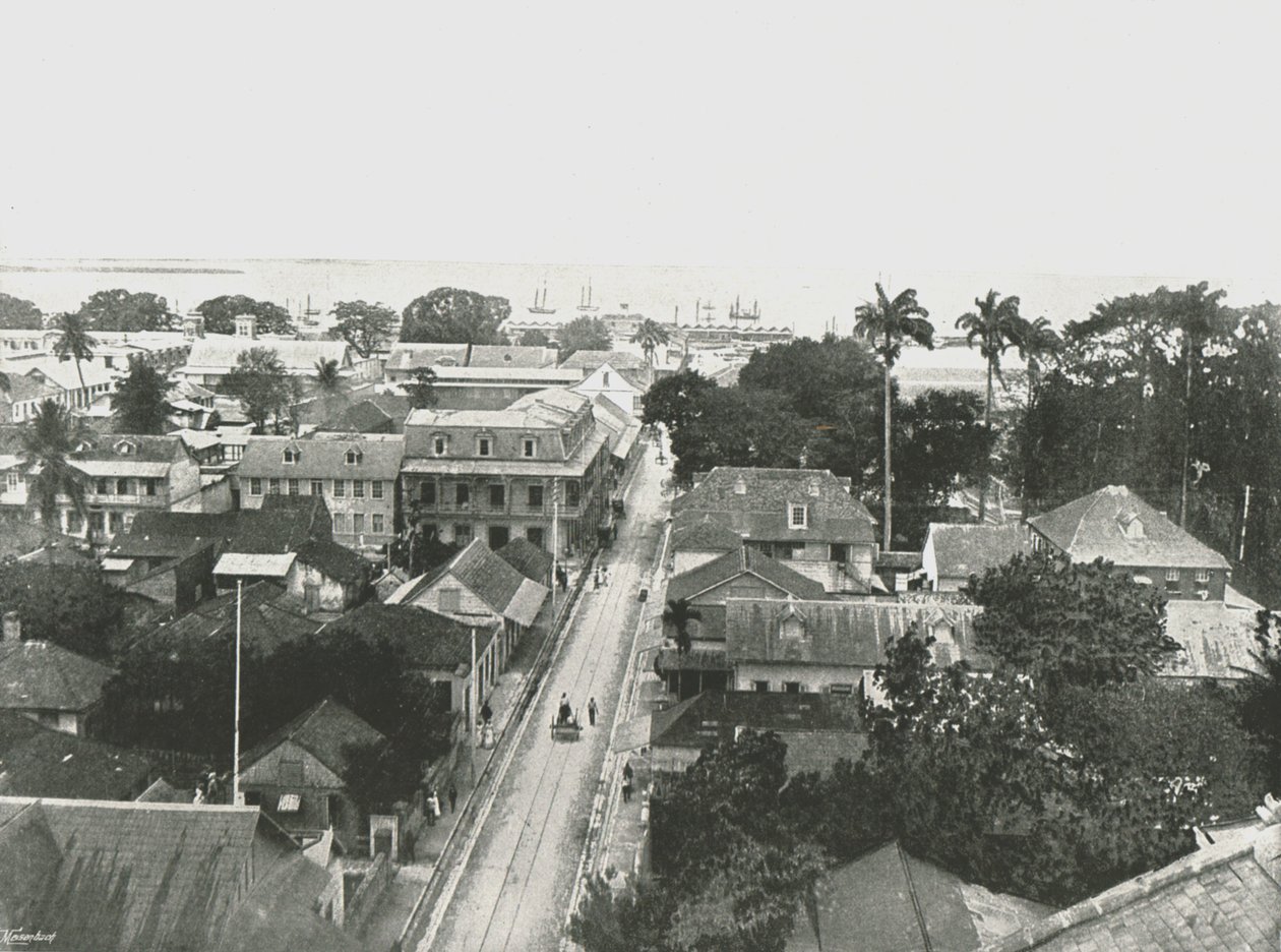 St Vincent Street, Port of Spain, Trinidad, 1895. tekijältä Unbekannt