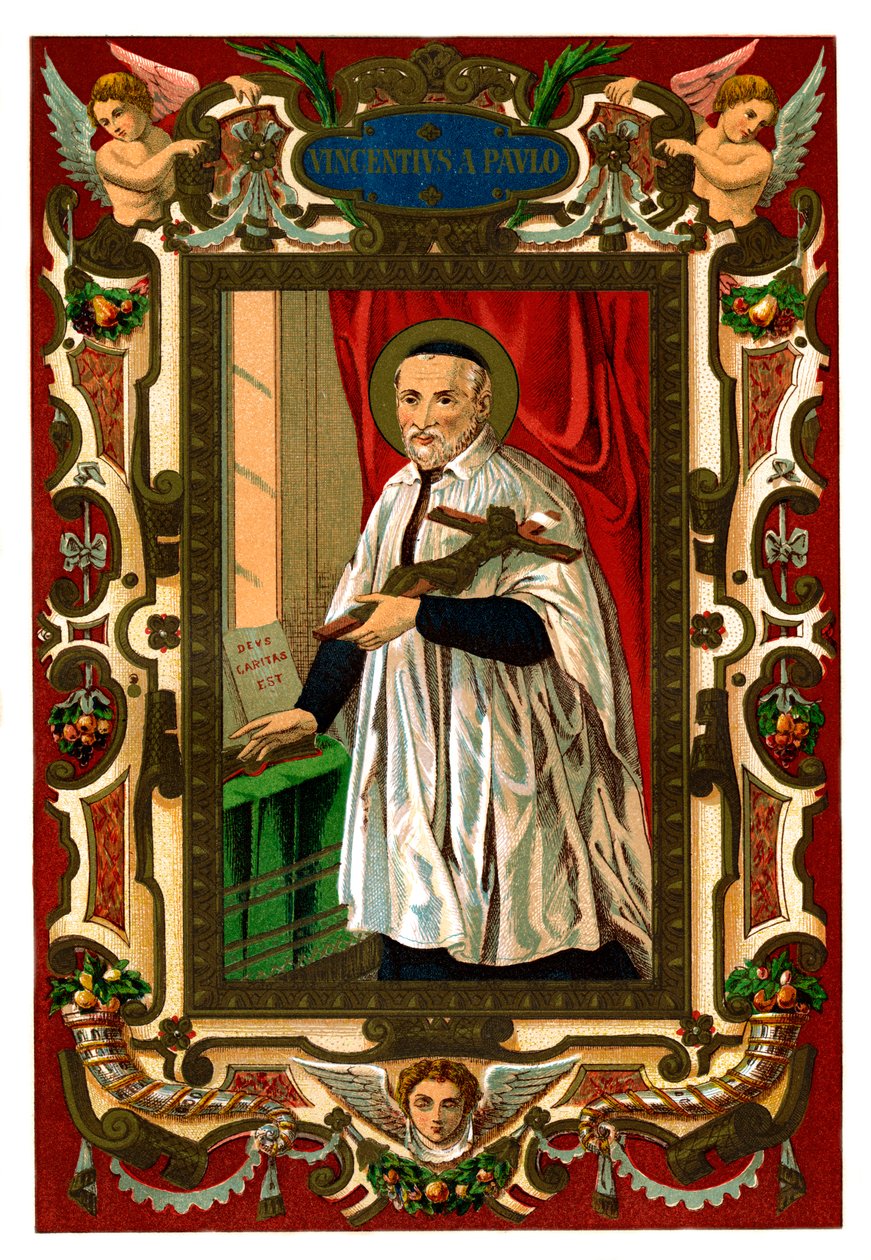 Saint Vincent de Paul, 1886 tekijältä Unbekannt