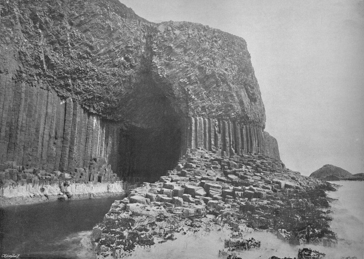 Staffa - Fingalsin luola, 1895 tekijältä Unbekannt