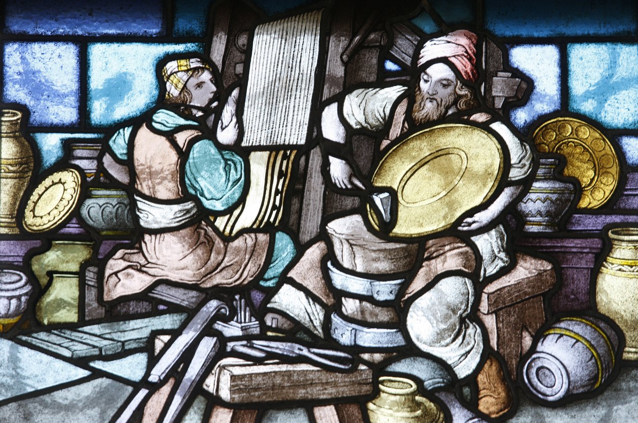 Lasimaalaus: Jerusalemin temppelirakennus, Budapest, Hongrie tekijältä Unbekannt