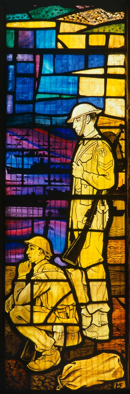 Lasimaalaus, Royal Garrison Church, Portsmouth, Hampshire, c1980-c2017 tekijältä Unbekannt