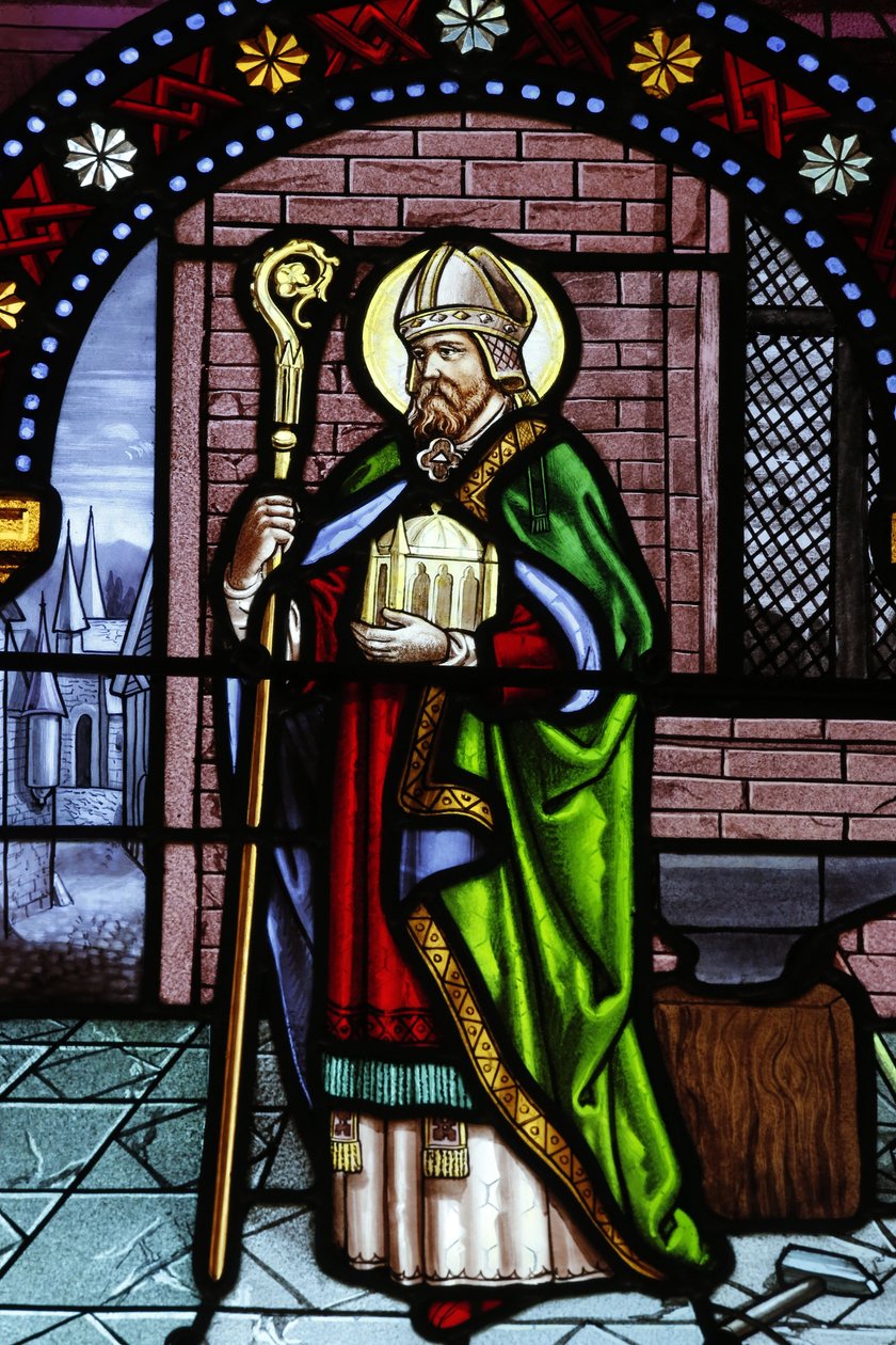 Lasimaalaus. Saint Eligius, Toucy, Ranska tekijältä Unbekannt