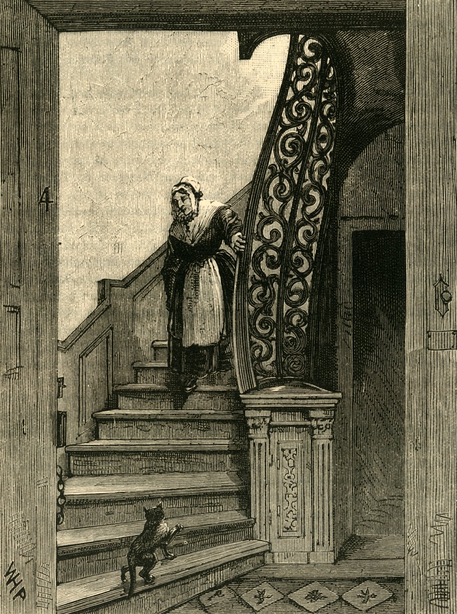 Portaikko Southampton Housessa, n. 1872. tekijältä Unbekannt