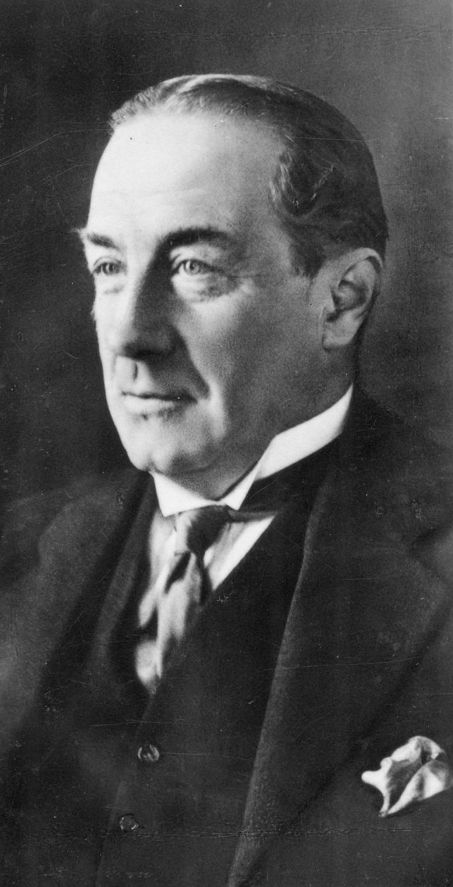 Stanley Baldwin 1867-1947, lst Earl Bewdley, brittiläinen konservatiivipoliitikko, c1932 tekijältä Unbekannt