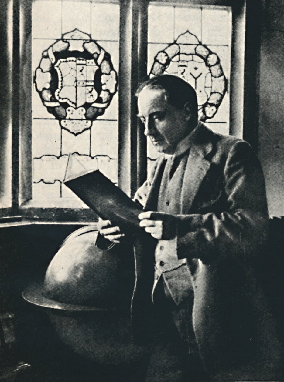 Stanley Baldwin Chequersin galleriassa vuonna 1925 tekijältä Unbekannt