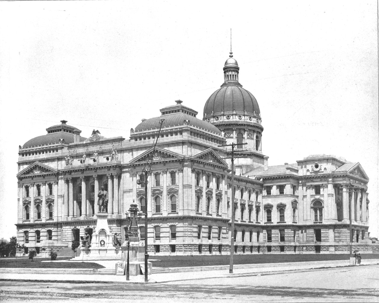 State Capitol, Indianapolis, Indiana, USA, c1900. tekijältä Unbekannt