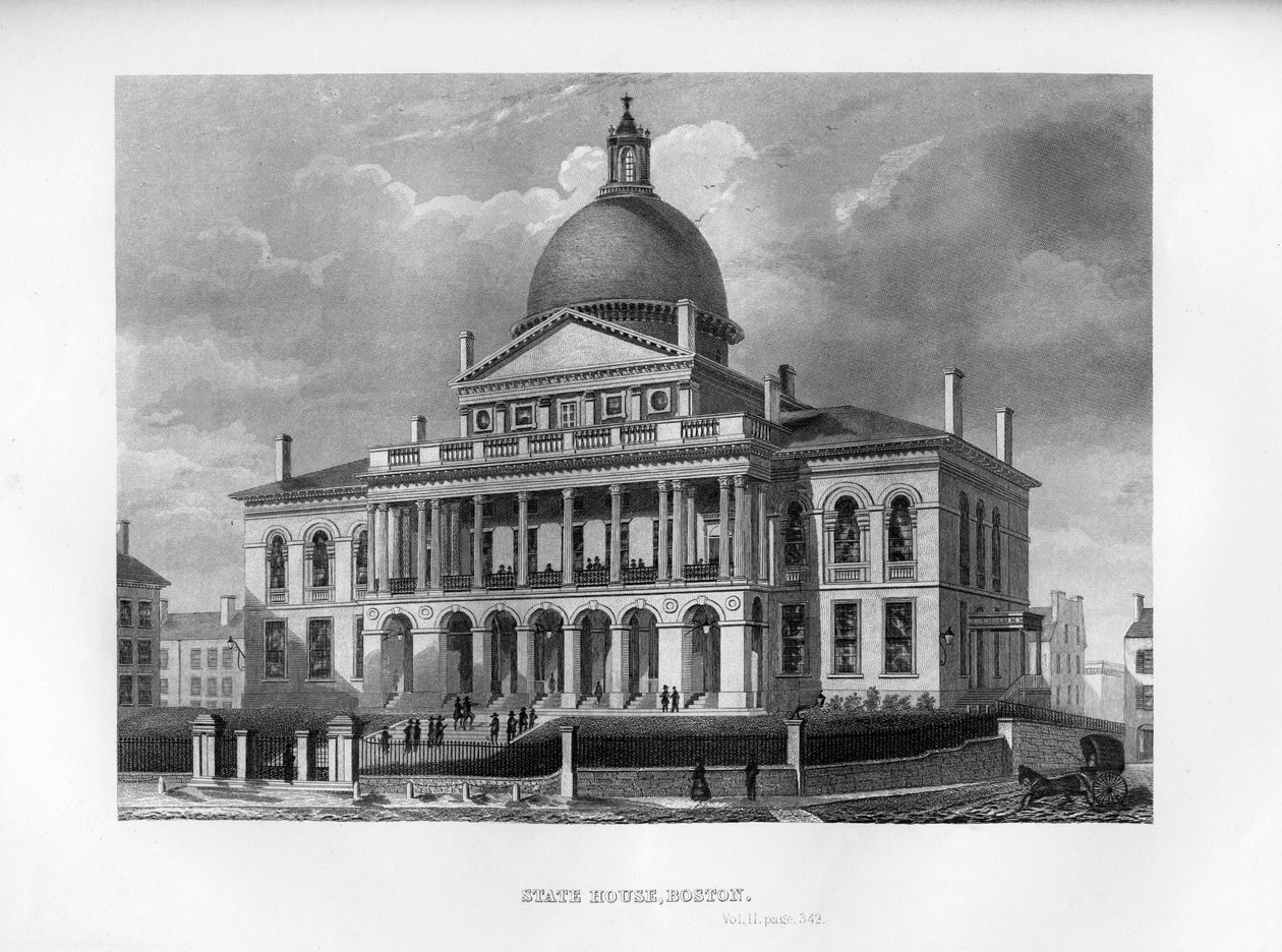 State House, Boston, Massachusetts, 1855 tekijältä Unbekannt