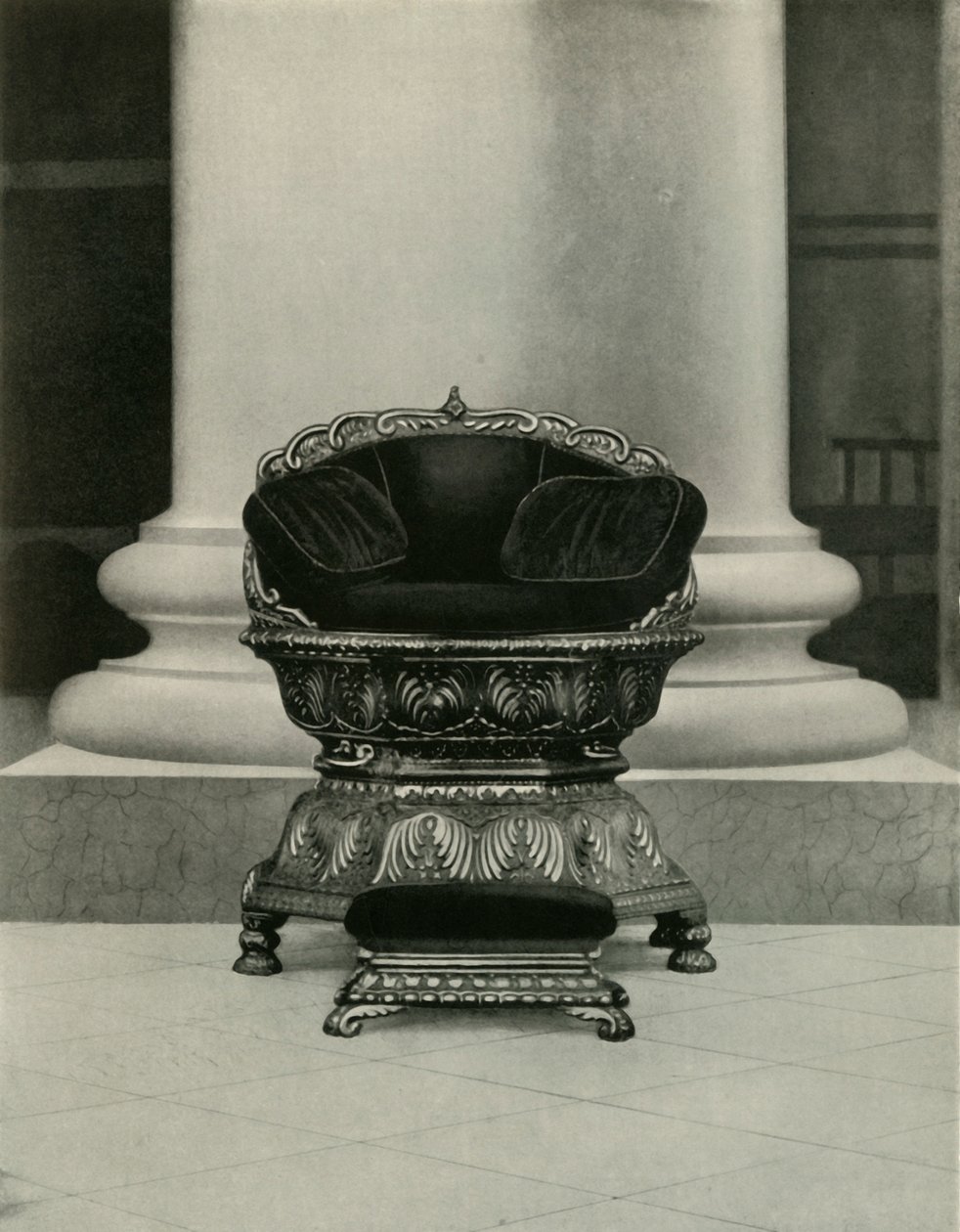 Tippu Sultanin osavaltion kotipaikka Valtiotalossa, 1925. tekijältä Unbekannt