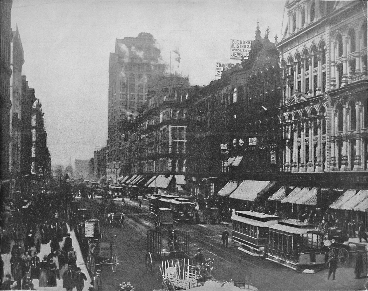 State Street, Chicago, 1897. tekijältä Unbekannt