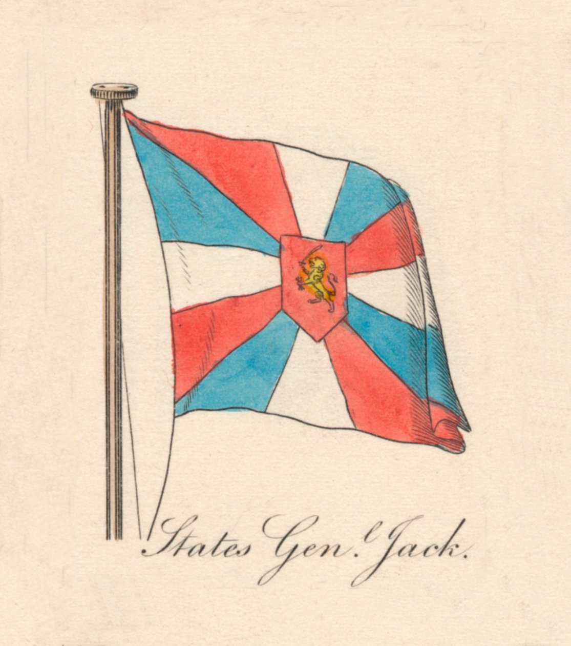 Osavaltioiden kenraali Jack, 1838 tekijältä Unbekannt