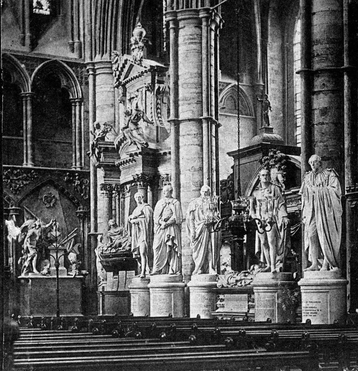 Statesmans Corner, Westminster Abbey, Lontoo, 1900-luvun alku tekijältä Unbekannt