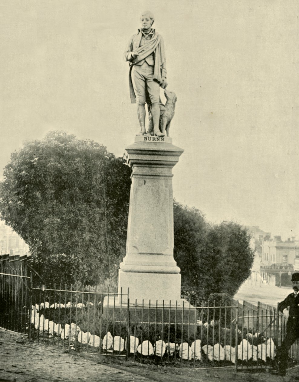 Robert Burnsin patsas, Ballarat, 1901. tekijältä Unbekannt