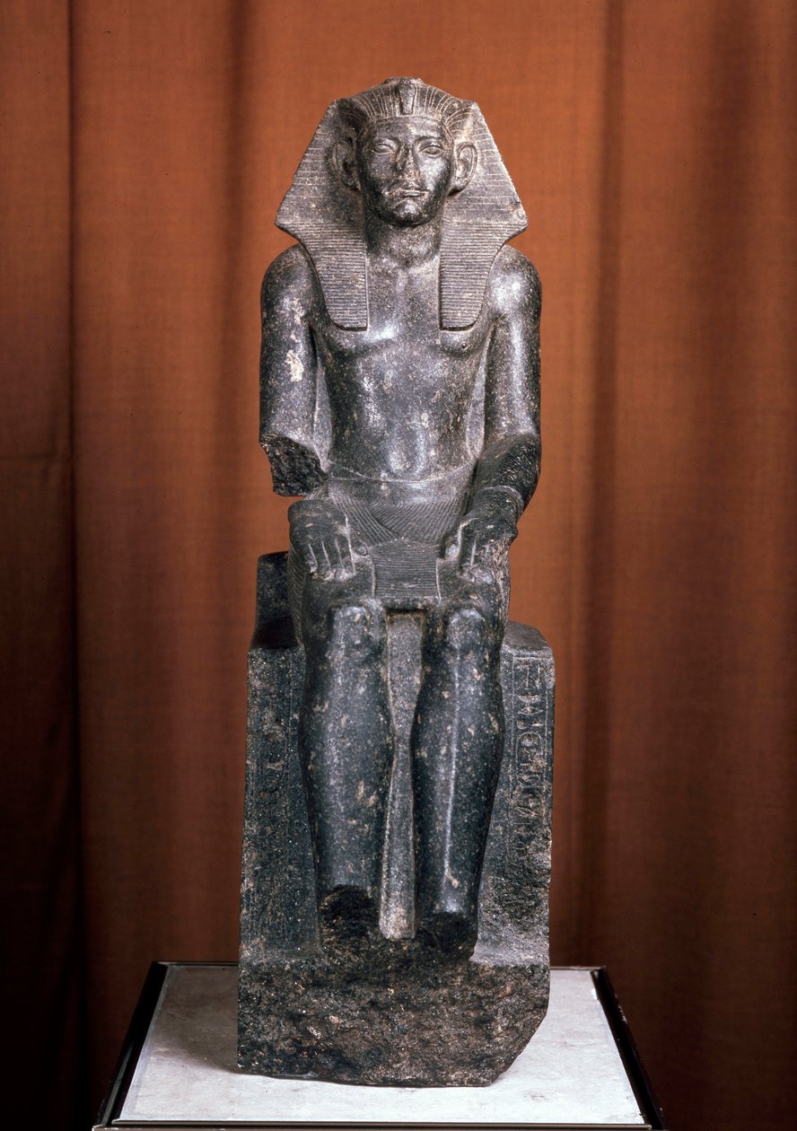 Farao Amenemhat III:n patsas, 1800-luku eKr tekijältä Unbekannt