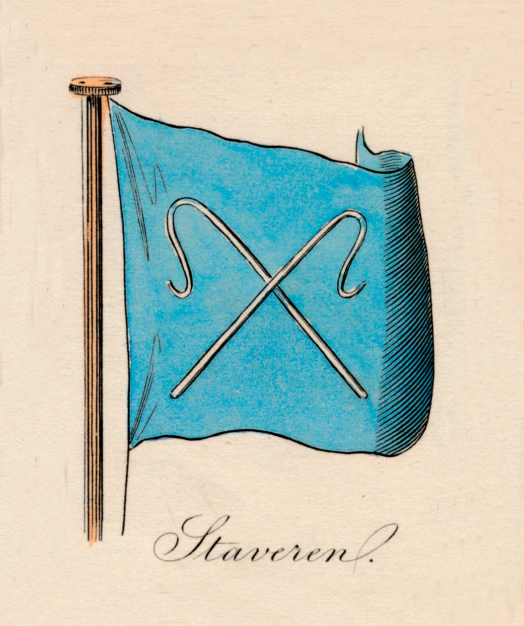 Staveren, 1838 tekijältä Unbekannt