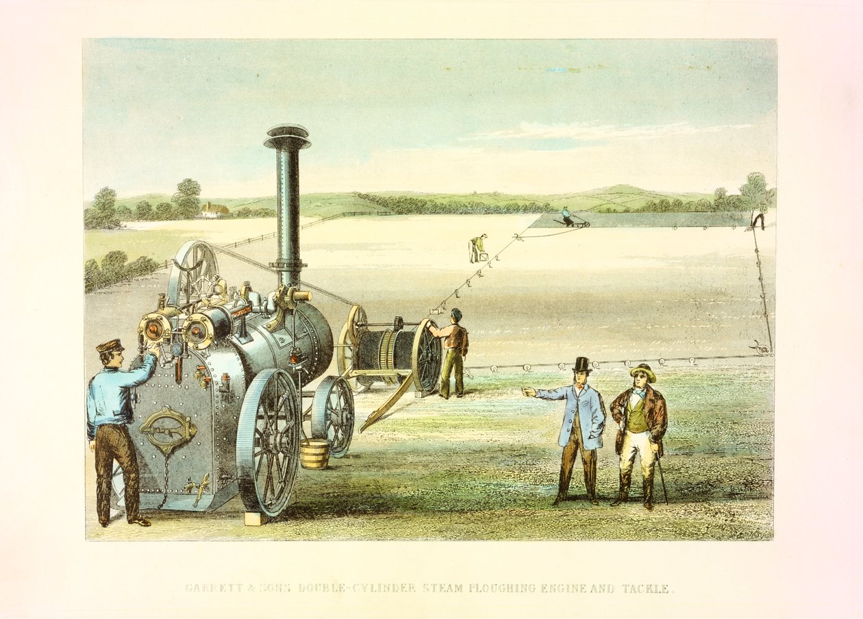 Höyryaurausvälineet, c1860 tekijältä Unbekannt