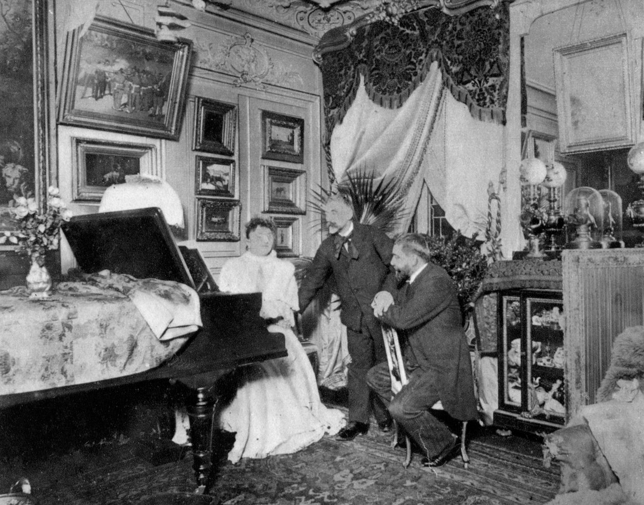 Stephane Mallarme, ranskalainen runoilija ja kriitikko, 1890-luku tekijältä Unbekannt