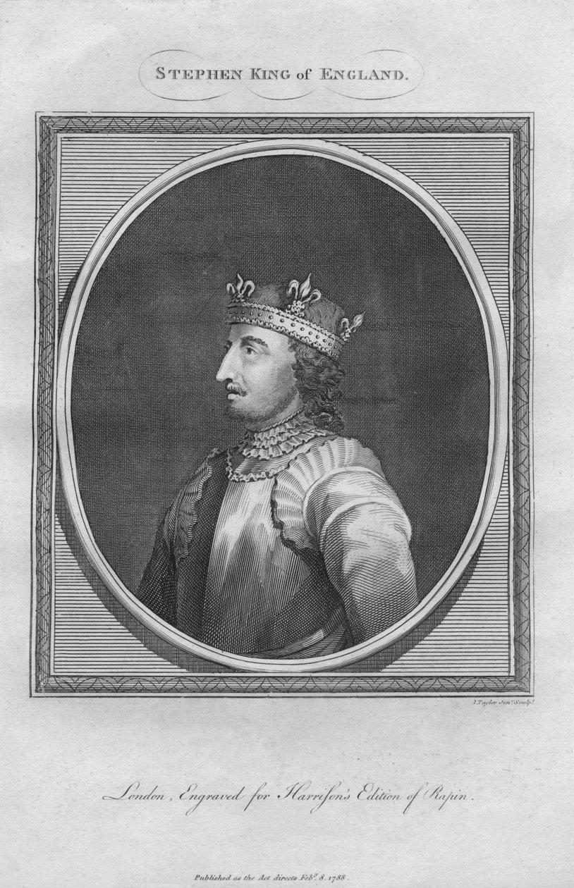 Stephen, Englannin kuningas, 1788. tekijältä Unbekannt