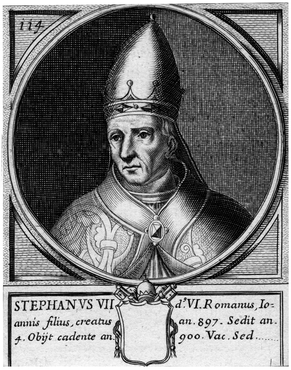 Stephen VII, katolisen kirkon paavi tekijältä Unbekannt