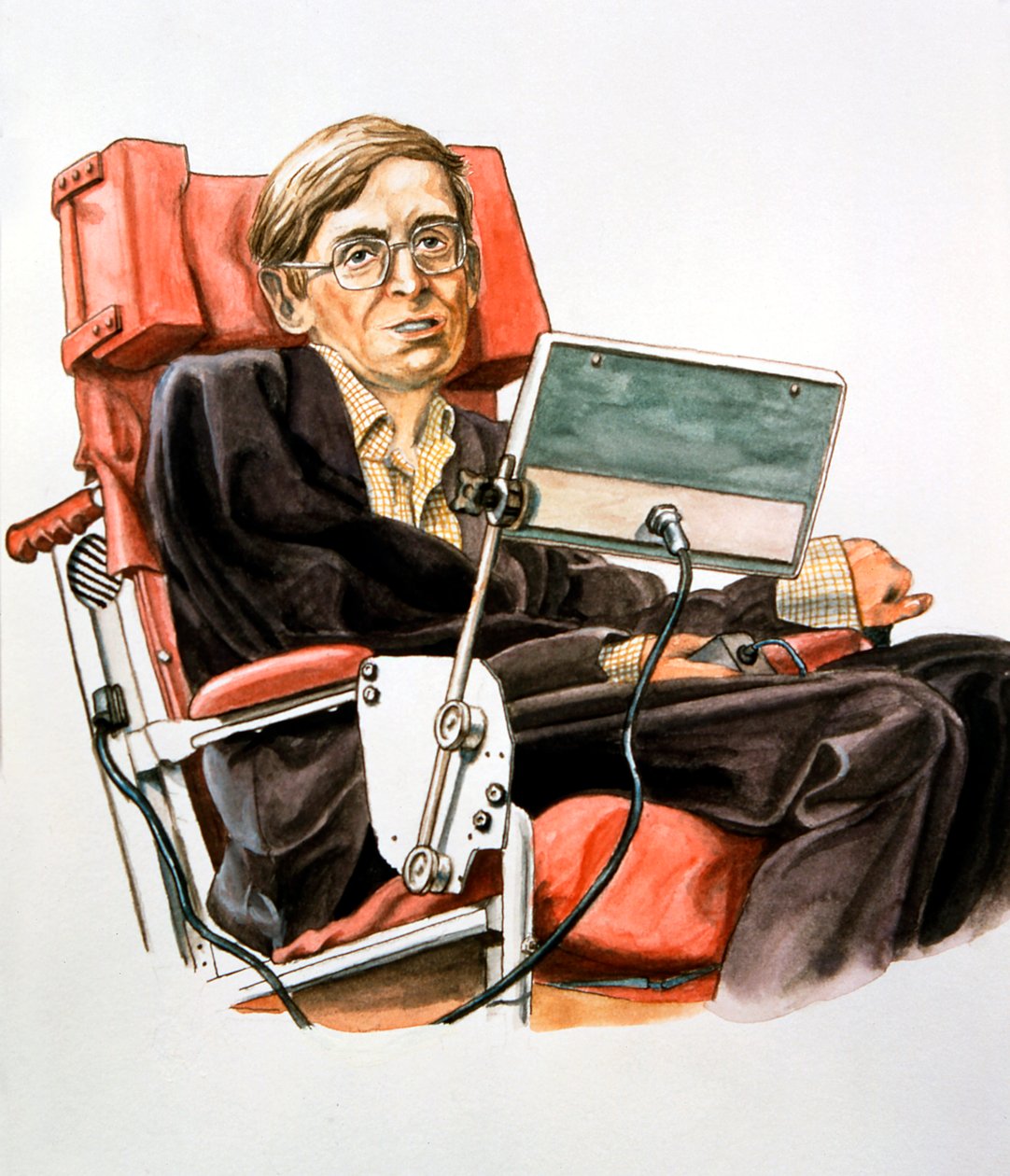 Stephen William Hawking s.1942, brittiläinen teoreettinen fyysikko tekijältä Unbekannt