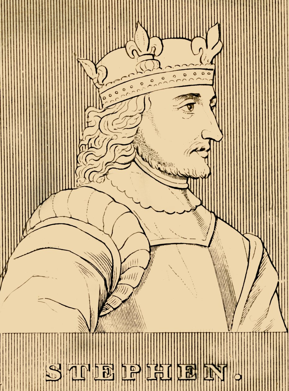 Stephen, c1096-1154, 1830. tekijältä Unbekannt