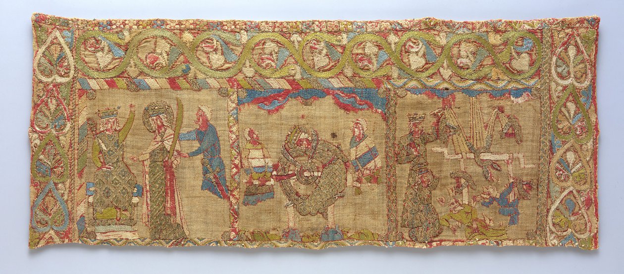 Roba amb el martiri de Santa Caterina, alemany, ca. 1200. finlandès tekijältä Unbekannt