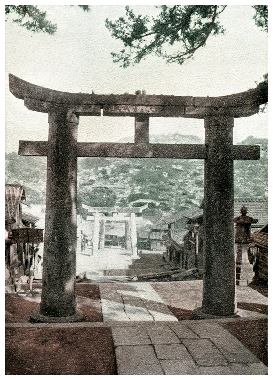 S ja Root Torii, Suwa Te MP, Nagasaki, Japani, 1904 tekijältä Unbekannt